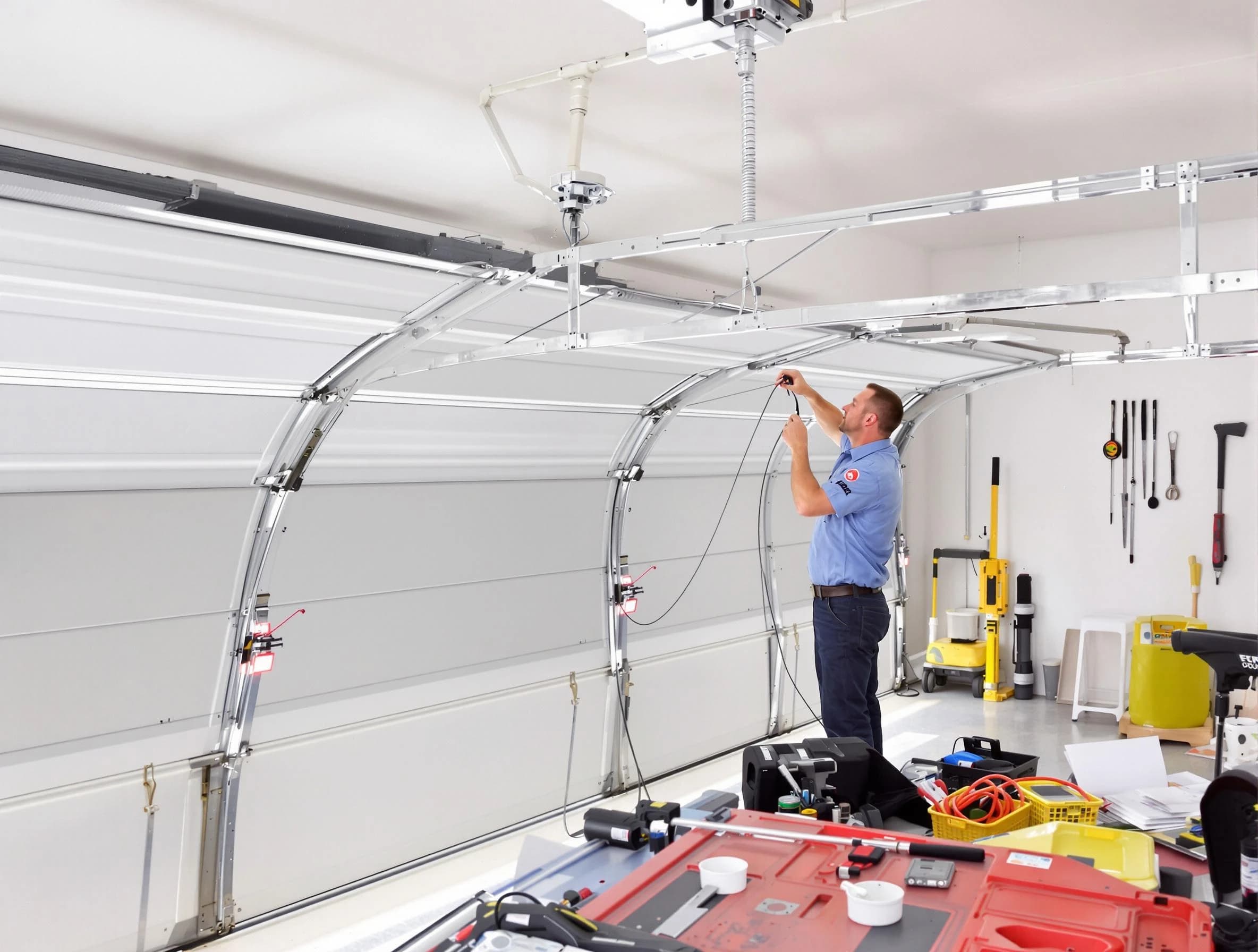 Garage door cable repair service by Parker Garage Door Repair in Parker