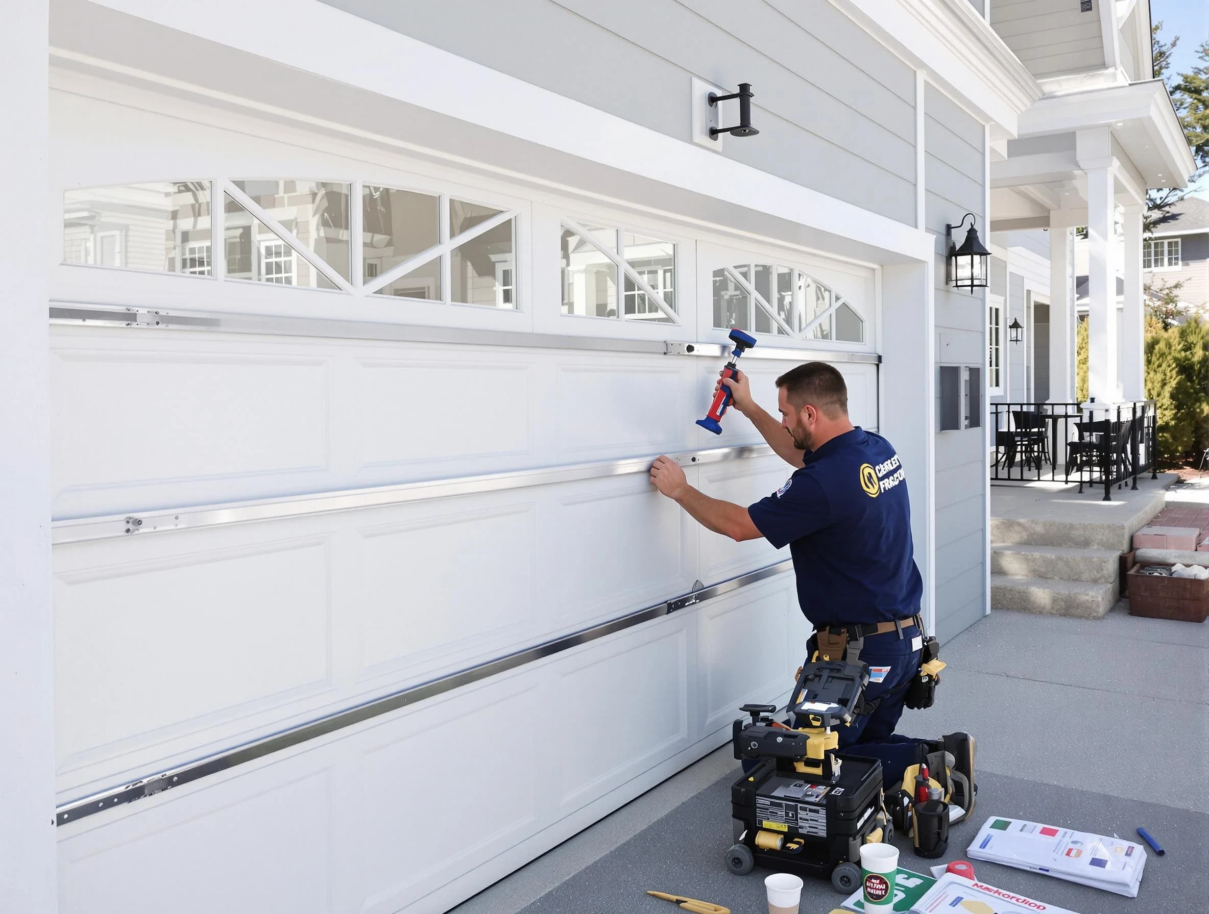 Professional garage door installation by Parker Garage Door Repair in Parker