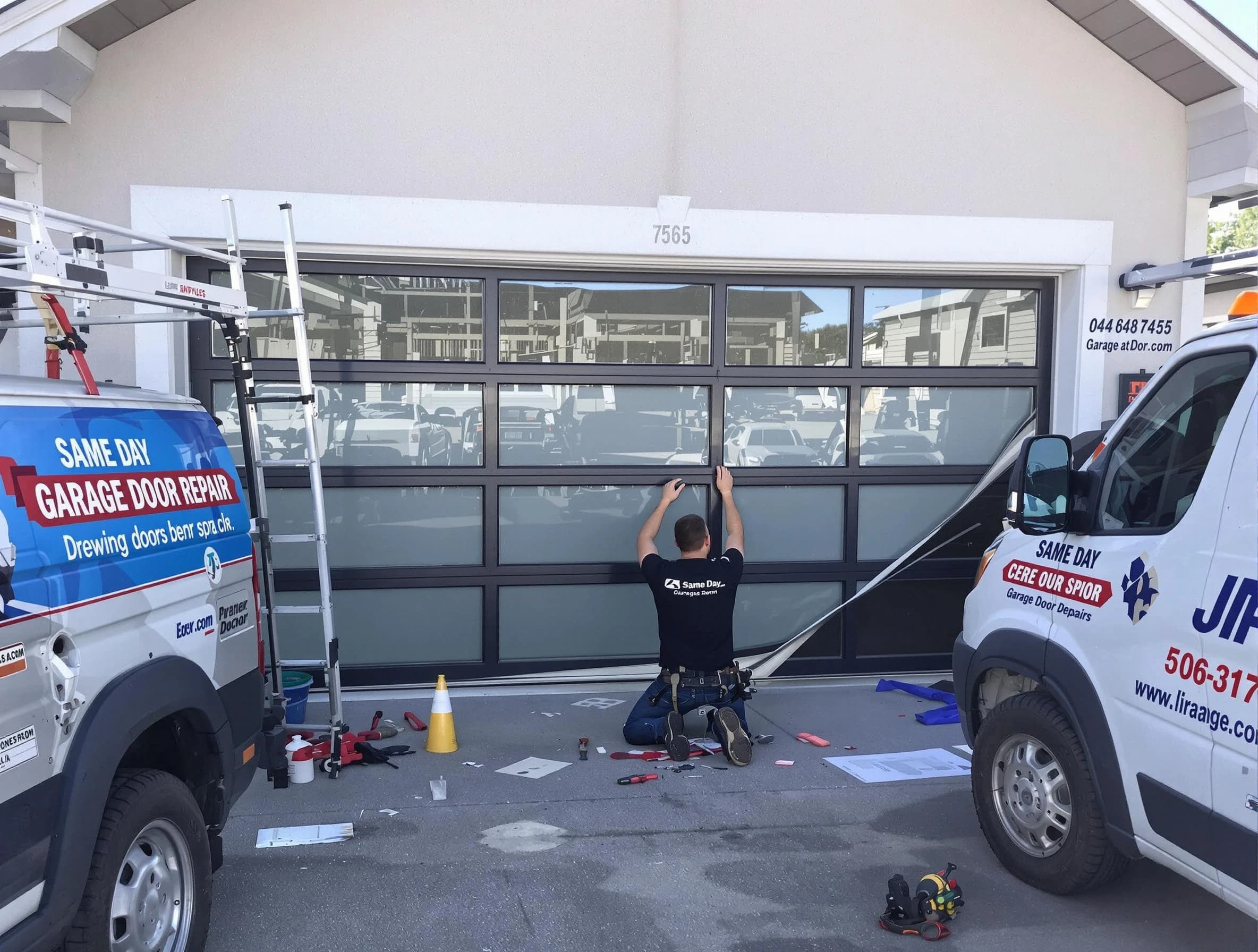 Parker Garage Door Repair providing same-day garage door repair in Parker