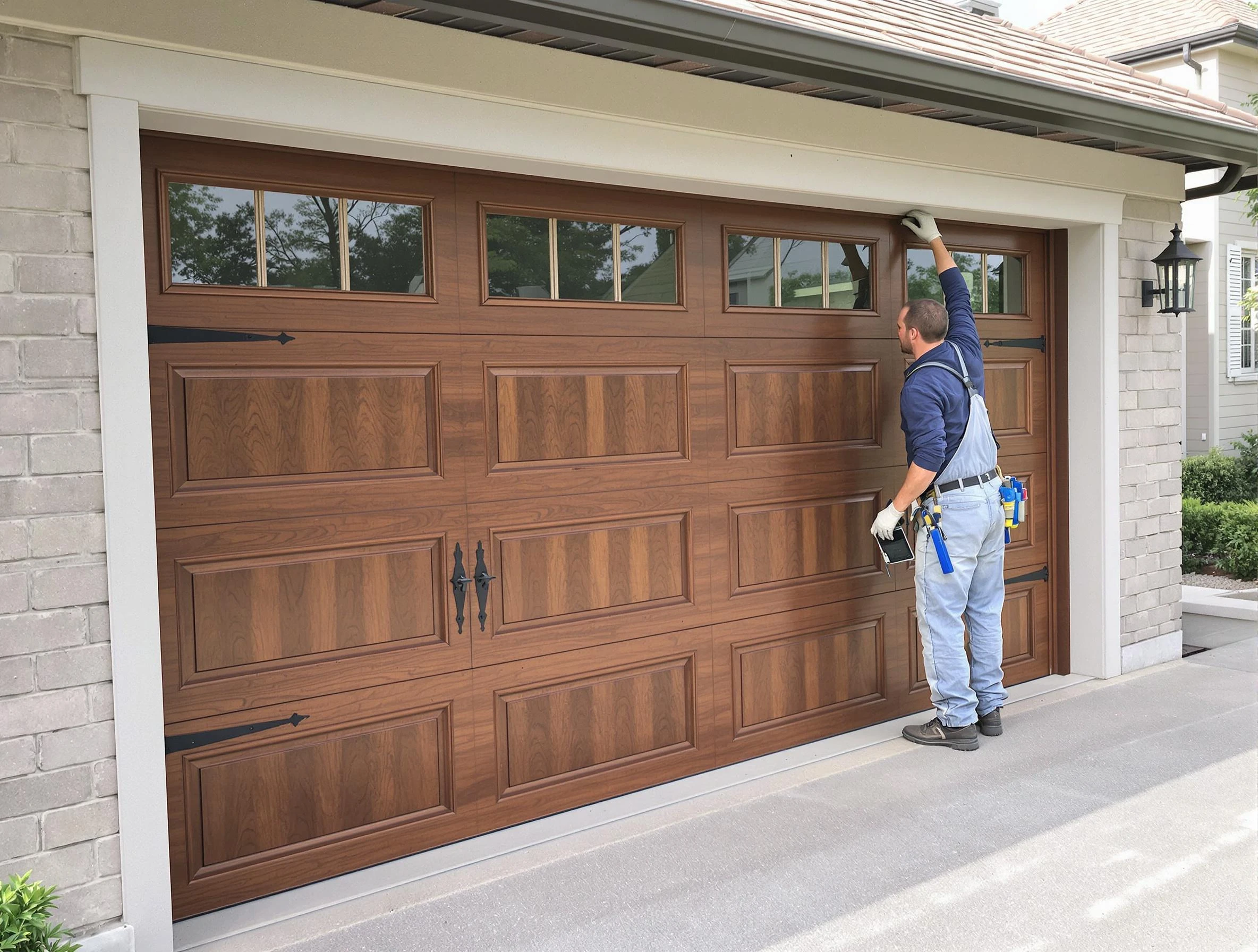 Custom garage door showcase by Parker Garage Door Repair in Parker