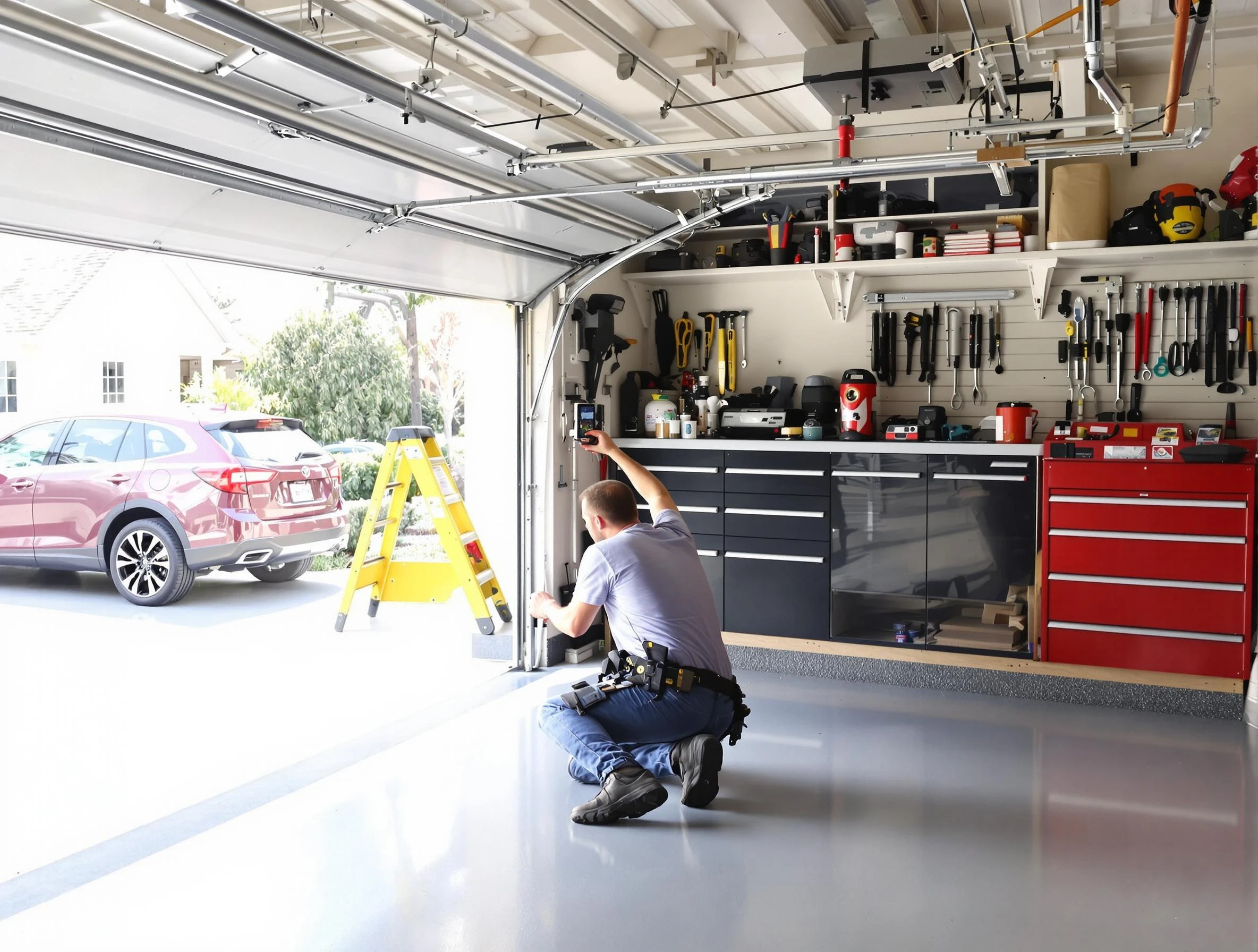 Local garage door repair service by Parker Garage Door Repair in Parker